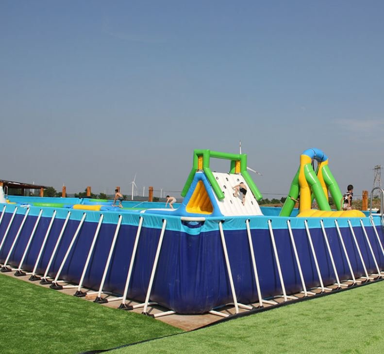 Сборный летний бассейн для соревнований 20 x 30 x 1,32 м (рис.3)